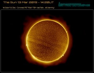 The Sun 13 Mar 2019 - 14:20UT