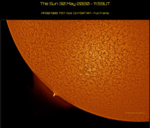 The Sun 30 May 2020 - 11:59UT