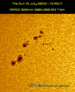 The Sun 13 July 2022 - 13:45UT