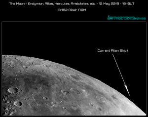 The Moon - Endymion, Atlas Hercules Aristoteles etc. - 12 May 2019 - 18:10UT Ar152 Altair 178M
