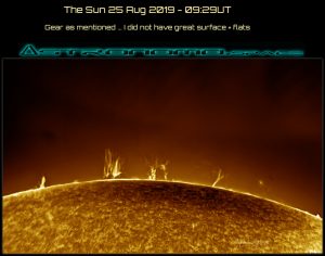 The Sun 25 Aug 2019 - 09:29UT