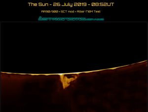 The Sun - 26 July 2019 - 08:52UT