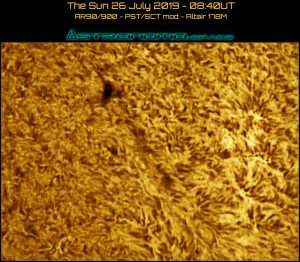 The Sun 26 July 2019 - 08:40UT