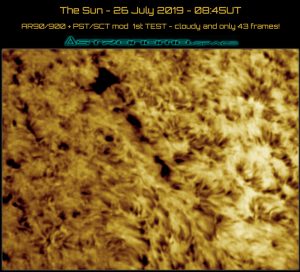 The Sun - 26 July 2019 - 08:45UT