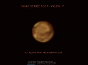 Mars 12 December 2007 00:20GMT re-elaborated (2016)