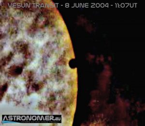 Brown is Clouds ! 08 June 2004 11:07UT - Venus transit